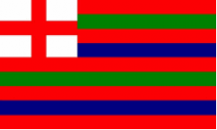 Striped Ensign Red/Green/Blue Flags